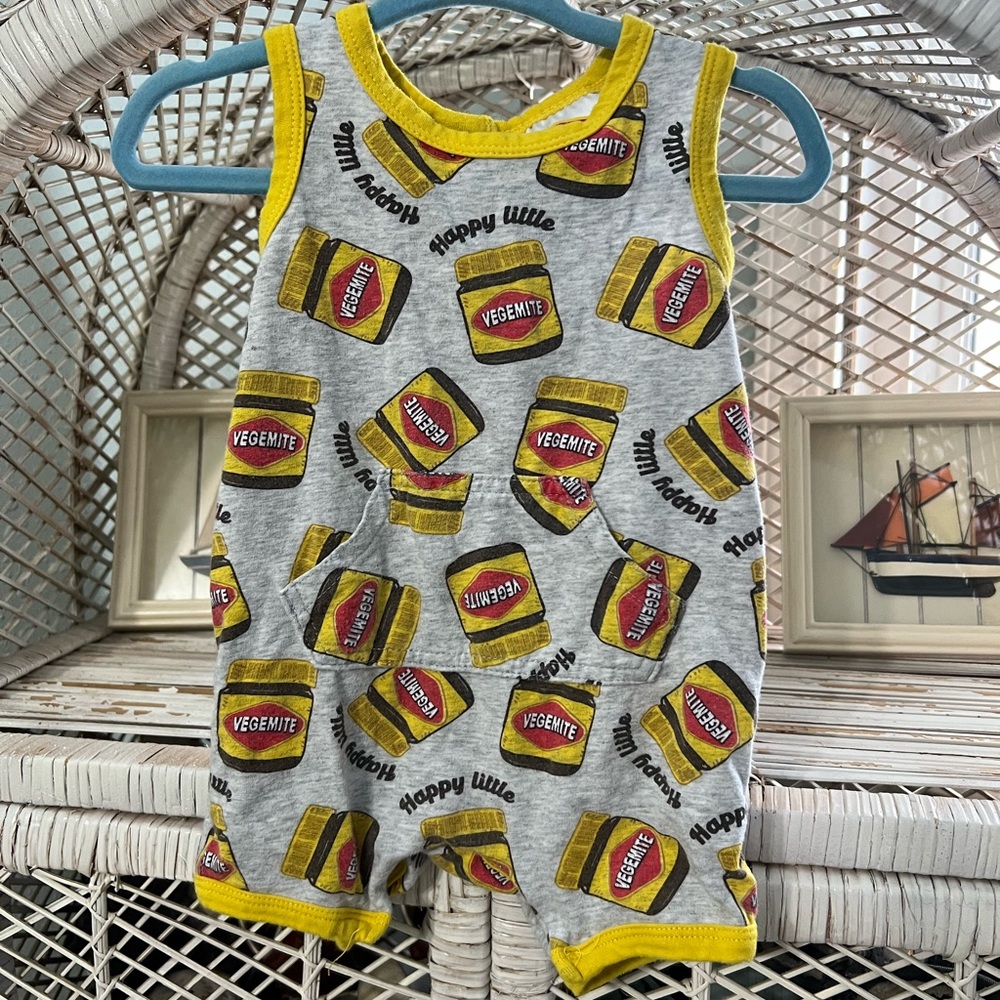 Vegemite Themed Baby Romper